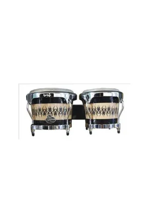 Novità LATIN PERCUSSION BONGOS ASPIRE ACCENTS SCARABEO LPA601 IN LEGNO SCARAB/CHROME