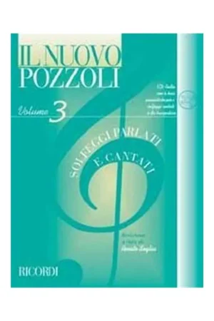POZZOLI SOLFEGGI PARLATI E CANTATI VOL.3 +CD (ER 2953) Prezzo Scontato