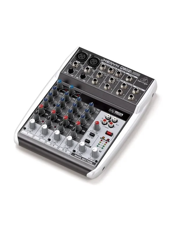 Di Tendenza BEHRINGER XENYX Q802 USB MIXER 8 INGRESSI CON INTERFACCIA AUDIO USB