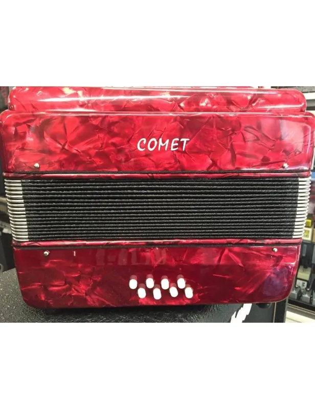Pagamento Sicuro FISARMONICA COMET 8 BASSI, 22/8 TASTI COLORE ROSSO SENZA CUSTODIA