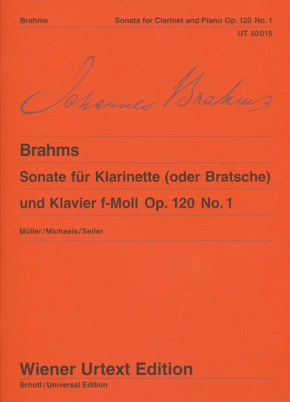 Prezzo Di Fabbrica Brahms, Sonate für Bratsche und Klavier, Es-Dur, op. 120, Nr. 1