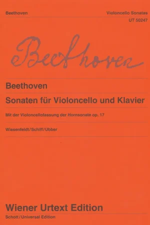 Ludwig van Beethoven Sonaten für Vlc und Klavier Compra Online