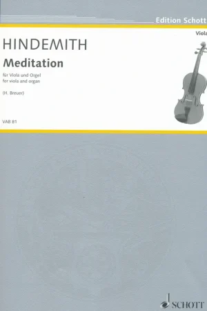 Offerta Limitata Hindemith, Meditation