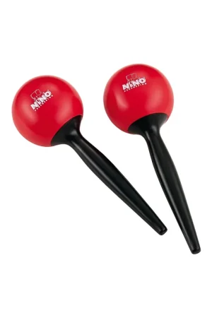 Professionale NINO 582R MARACAS IN PLASTICA ROSSO