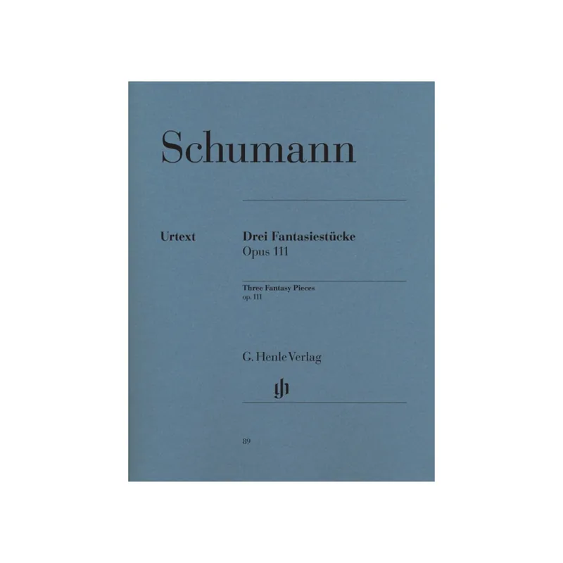 Compra Online SCHUMANN DREI FANTASIESTUCKE OPUS 111 HENLE VERLAG HN 89