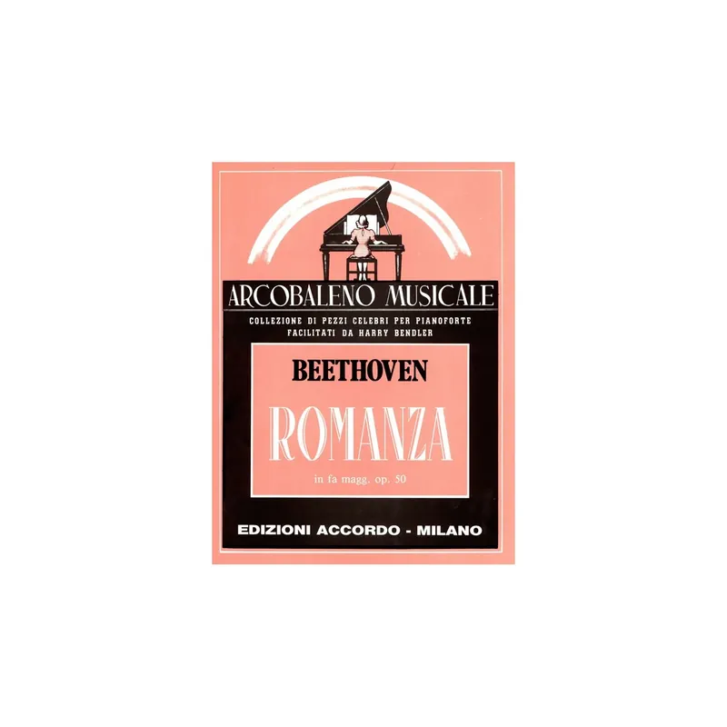 Economico ARCOBALENO MUSICALE BEETHOVEN ROMANZA IN FA MAGG. OP.50 EDIZIONI ACCORDO-MILANO AC 18