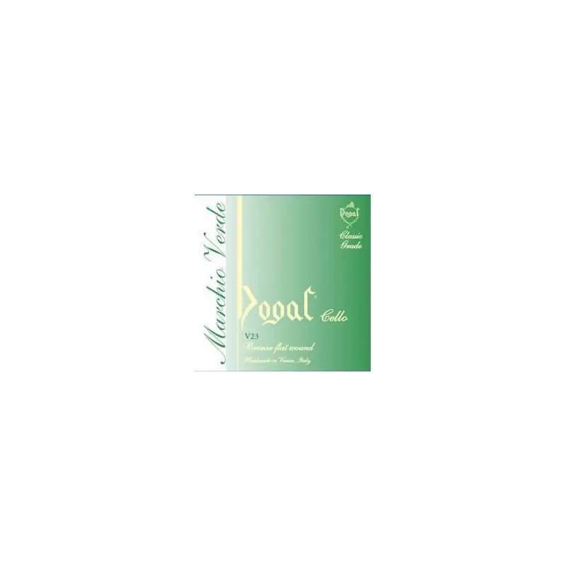 Corda RE DOGAL VIOLONCELLO LINEA VERDE 4/4-3/4 IN ACCIAIO Solo Oggi