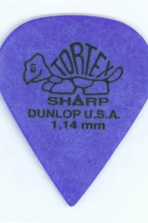 Bestseller DUNLOP PLETTRO 412P1.14 TORTEX Sharp Purple 1.14mm