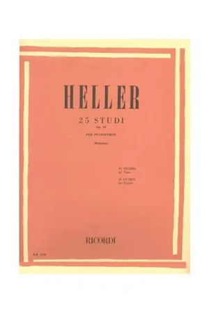 A Buon Prezzo HELLER S. 25 STUDI PER PIANOFORTE OP. 47
