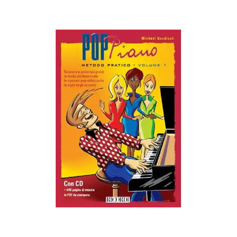 Solo Oggi Pop piano metodo pratico volume 1 Scuola di pianoforte pop Di Michael Gundlach