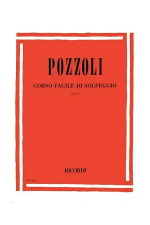 Vendita Finale POZZOLI CORSO FACILE DI SOLFEGGIO PARTE II