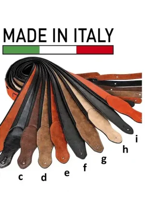 TRACOLLA PER CHITARRA E BASSO IN PELLE IMBOTTITA col F Direttamente Dal Produttore