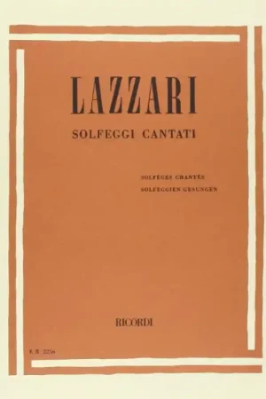 Esclusivo Solfeggi Cantati. A. Lazzari.