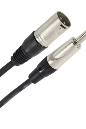 PLUGGER Cable XLR Male 3b - Jack Male Stereo 10m Easy Pagamento Sicuro