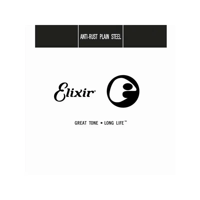 ELIXIR 13010 ANTI-RUST PLAIN STEEL SINGLE STRING Professionale