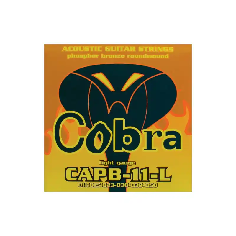 Popolare COBRA Muta di corde per chitarra acustica, 011-050