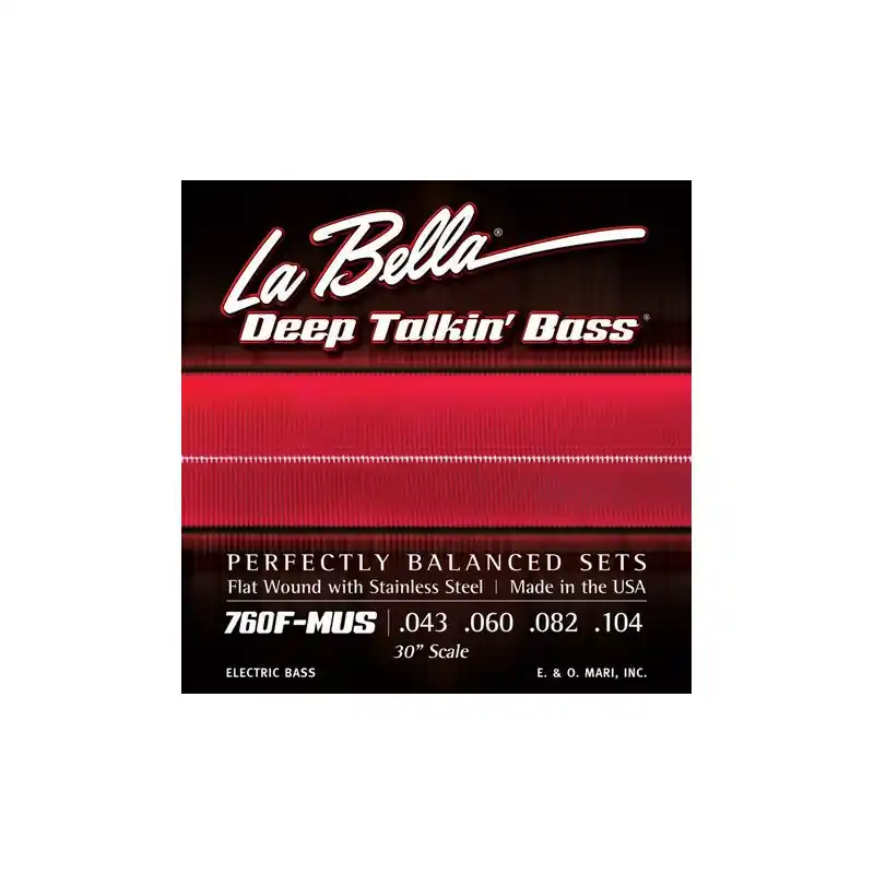 Occasione Imperdibile LABELLA Muta di corde per basso 4 corde, 043-104, scala 30‘‘ thru-body