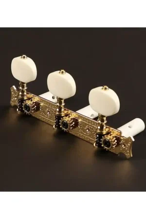 GOTOH Meccaniche per chitarra classica, asta in nylon, 3x L + 3x R, 70mm, bottone avorio Occasione Imperdibile