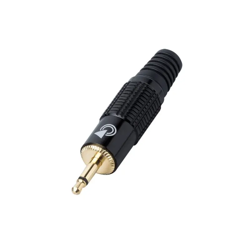 S70BK – Connettore spina jack mono Ø 3,5 mm con connessioni dorate e corpo in alluminio Offerta Limitata