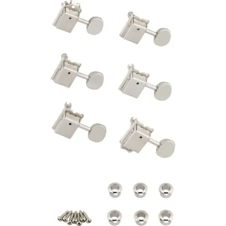Fender Vintage-Style Strat®/Tele® Tuners, Nickel (6) Promozione