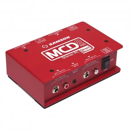 Popolare Samson MCD2PRO – D.I. Box Pro – Computer/DJ