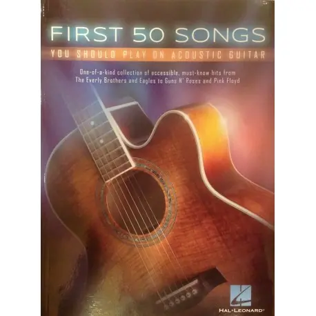 Nuova Collezione A.Vari - First 50 Songs - per chitarra acustica