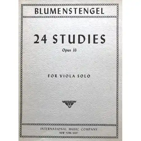 Spedizione Espresso Blumenstengel - 24 Studies Op 33
