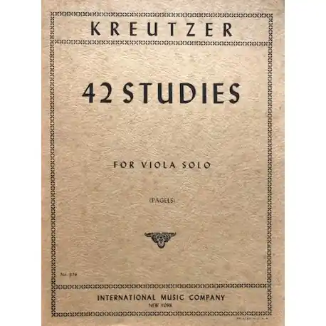 Must-Have Kreutzer - 42 Studies