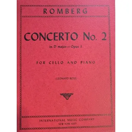 Romberg Concerto N. 2 RE OP. 3 Promozione