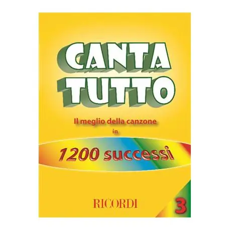 Cantatutto 1200 Successi Vol.3 Non Perdere