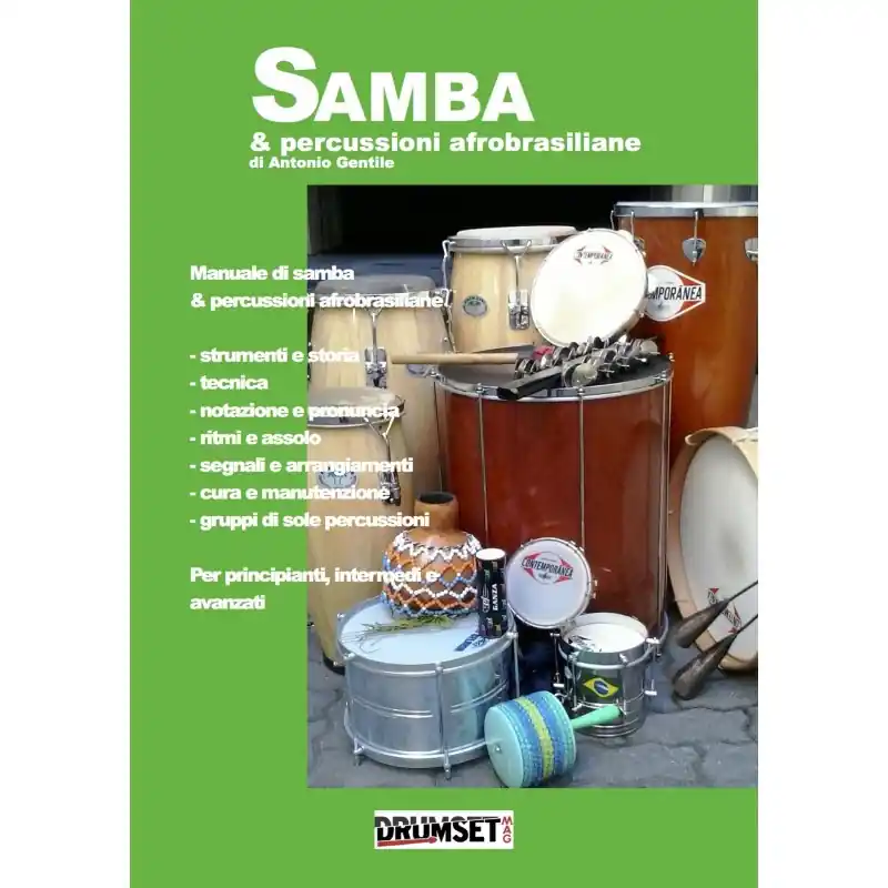 Consegna Rapida Samba & Percussioni Afrobrasiliane di A. Gentile Edizioni DrumsetMag