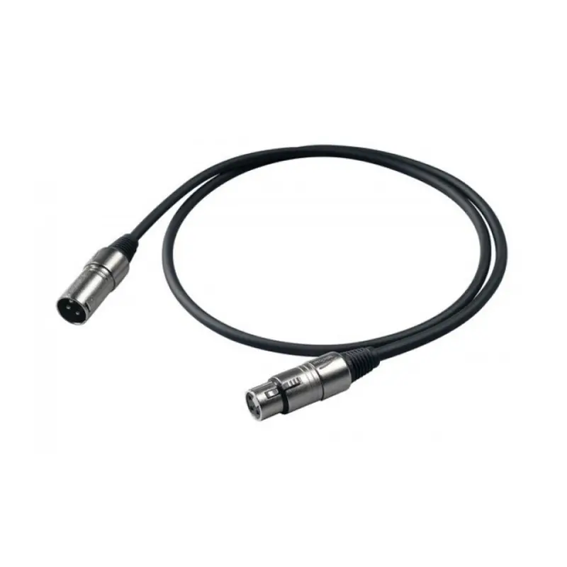 Nuova Collezione Cavo Proel BULK250LU3 - XLR 3p Fem + XLR 3p Mas Lungh. 3mt