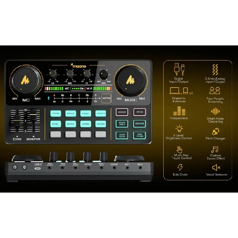 Must-Have MAONO LITE AM200S1 PORTABLE ALL IN ONE