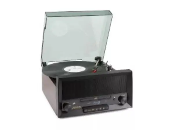 Nuovo Arrivo FENTON RECORD PLAYER 60‘S DARK WOOD