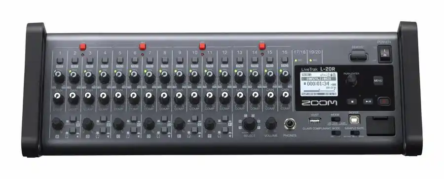 Nuova Collezione ZOOM L20R - MIXER DIGITALE 20 CANALI RECORDER E INTERFACCIA AUDIO