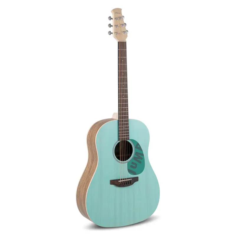 Applause Jump Slope Shoulder Dreadnought chitarra acustica colore Celeste Soddisfatti O Rimborsati