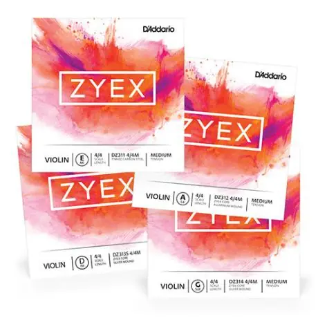 Nuovo Arrivo ZYEX corde per violino SET di D‘Addario