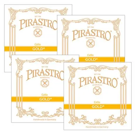 GOLD corde per violoncello SET di Pirastro Reso Gratuito
