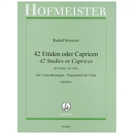 Kreutzer, R. 42 Etüden oder Capricen Occasione