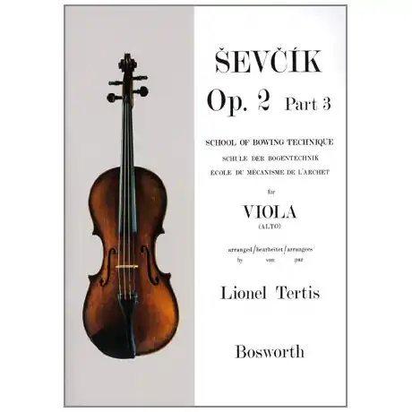 Ševčík, O. Schule der Bogentechnik für Viola Op. 2 Band 3 Acquista Ora