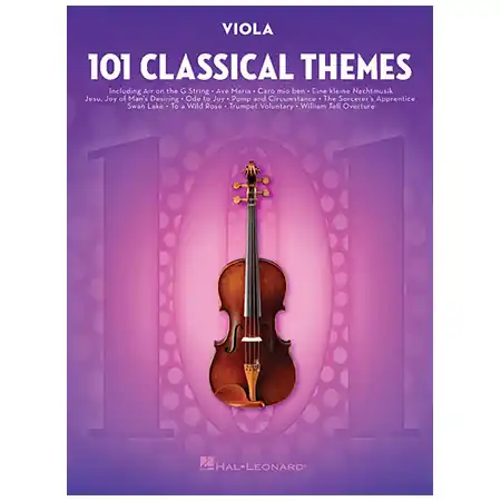 101 Classical Themes for Viola Subito Disponibile