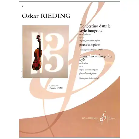 Super Prezzo Rieding, O. Concertino in ungarischer Weise Op. 21 d-Moll
