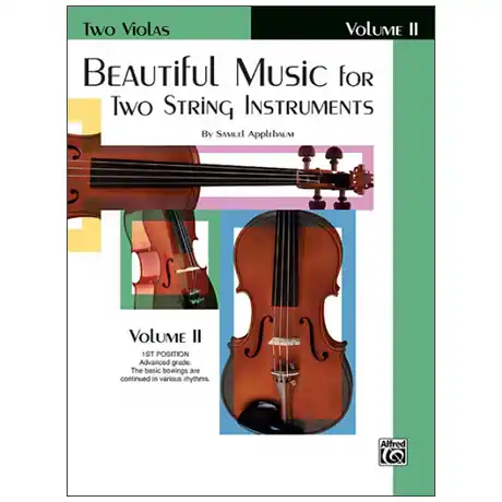 Applebaum, S. Beautiful Music for two String Instruments Vol. 2 – Viola Spedito Oggi