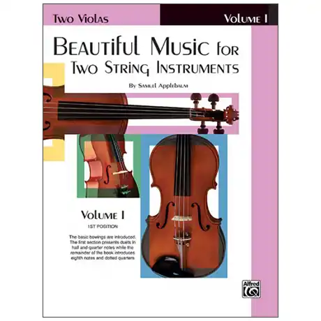 Nuova Collezione Applebaum, S. Beautiful Music for two String Instruments Vol. 1 – Viola