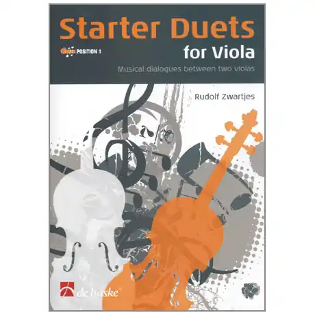 Prezzo Basso Zwartjes, R. Starter Duets for Viola