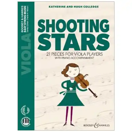Colledge, K. & H. Shooting Stars for Viola (+Online Audio) Nuovo Arrivo