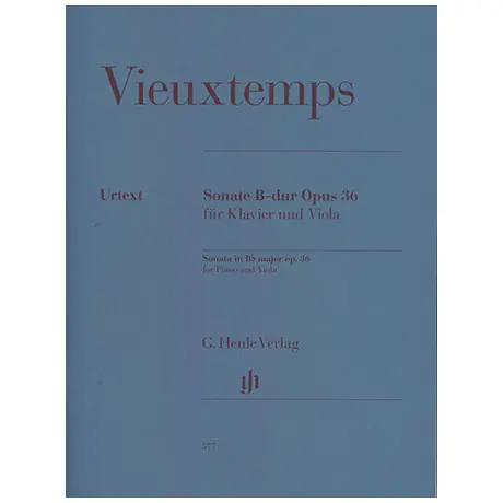 Vieuxtemps, H. Violasonate Op. 36 B-Dur Novità