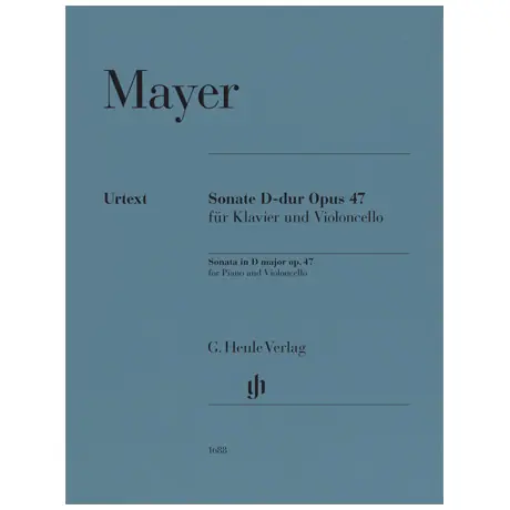 Mayer, E. Violoncellosonate op. 47 Scelto Dai Clienti