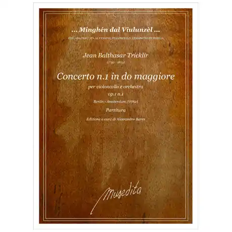 Esclusivo Tricklir, J.B. Concerto n. 1 in do maggiore - Partitur und Stimmen