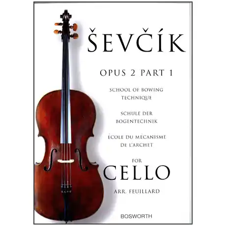 Affare Sevcik, O. Schule der Bogentechnik für Cello op. 2 Heft 1
